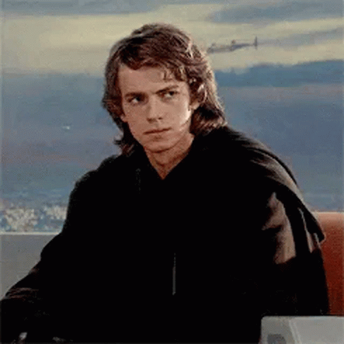 Anakin Skywalker Star Wars Sad Side Eye GIF