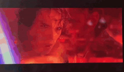 Anakin Chancellor Palpatine Is Evil Is Displayed On The Screen GIF