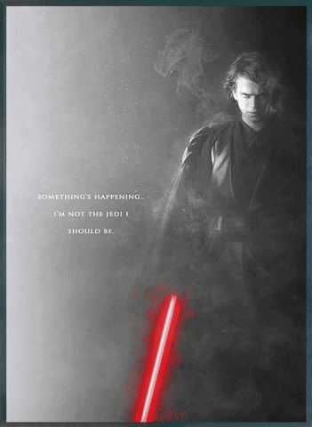 Anakin Skywalker Lightsaber GIF