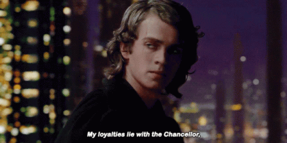 Anakin Skywalker Star Wars My Loyalty GIF