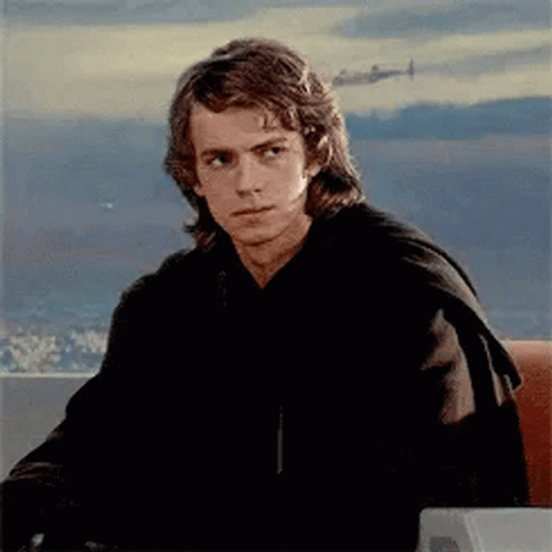 Anakin Skywalker Star Wars Sad Side Eye GIF