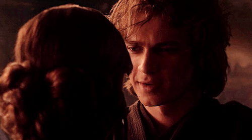 Anakin Skywalker Talking To A Woman GIF