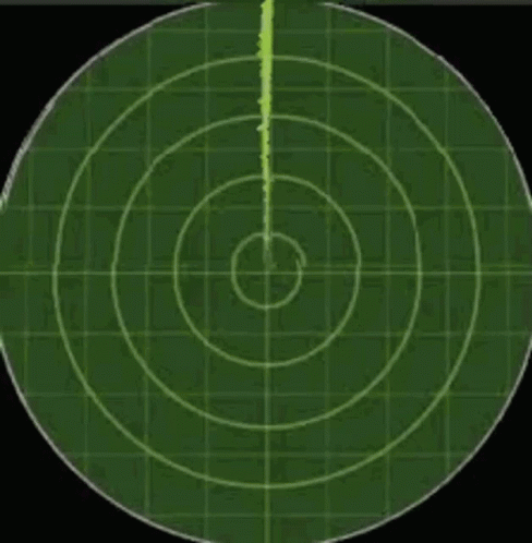 Analog Spinning Radar GIF