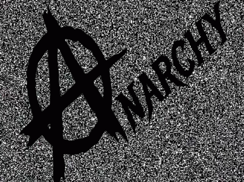 Anarchy Symbol and Word