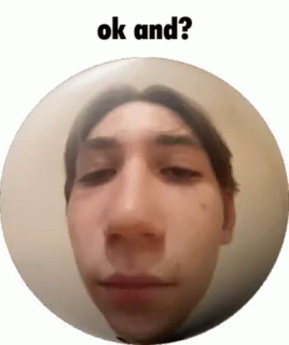 Ok And Man Fisheye Effect GIF