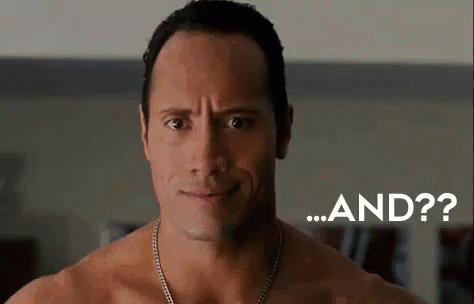 And Dwayne Johnson Smirking GIF