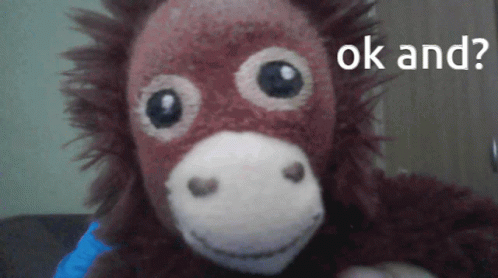 Ok And Cute Kid With His Teddy Bear GIF