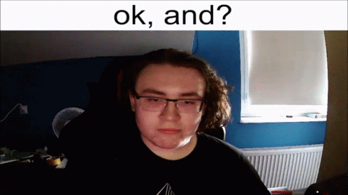 Ok And Man Eating While Concentrating GIF