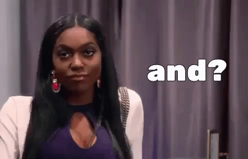 And Woman Sarcastic Look GIF