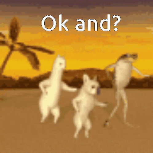 Ok And Animals Dancing In The Beach GIF