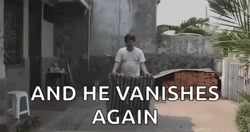 And He Vanishes Again Ghosted GIF
