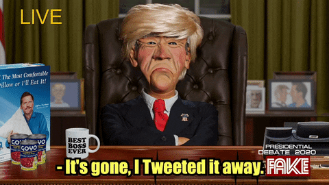 And Its Gone I Tweeted It Away GIF