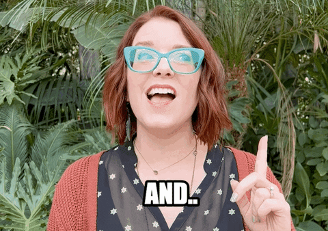 And Nerd Woman Speaking Out GIF