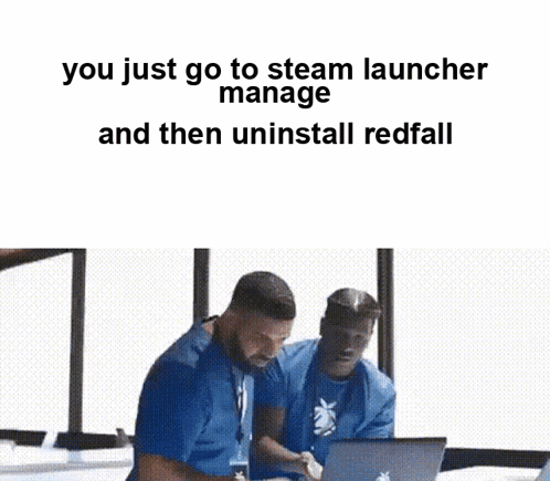 And Then Uninstall Redfall GIF