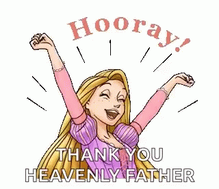 Happy Rapunzel And There Was Much Rejoicing Hooray GIF
