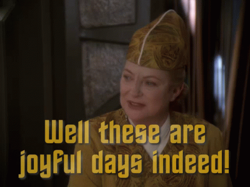 Rejoicing Days And There Was Much Louise Fletcher GIF