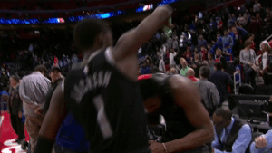 Andre Drummond And Stanley Johnson Expression GIF
