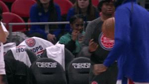 Andre Drummond Shoulder Shake GIF