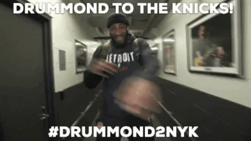 Andre Drummond To The Knicks GIF