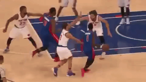 Andre Drummond Warming Up Game GIF