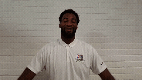 Andre Drummond With American Flag GIF