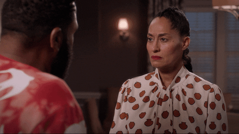 Andre Johnson And Tracee Ellis Ross Sad Face GIF