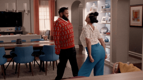 Andre Johnson And Tracee Ellis Ross Sexy Dance GIF