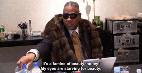 Andre Leon Talley Famine Beauty GIF