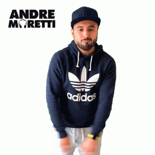 Andre Moretti Wearing Adidas Jacket GIF