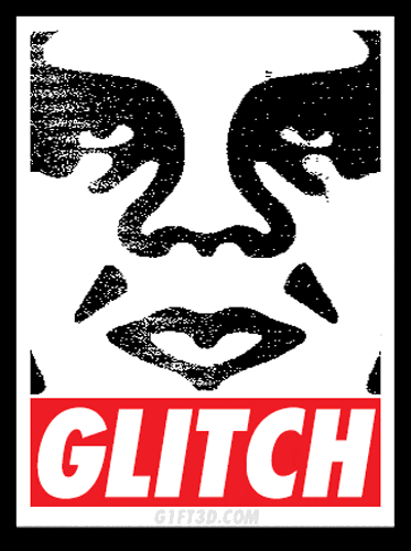 Andre The Giant Glitching Face GIF