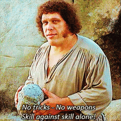Andre The Giant Holding A Rock GIF