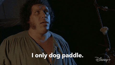 Andre The Giant I Only Dog Paddle GIF