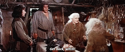 Andre The Giant With The Witch GIF