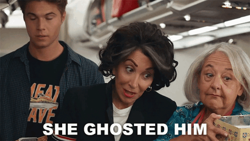 Andrea Martin She Ghosted Him GIF