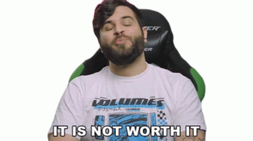 Andrew Baena It's Not Worthy GIF