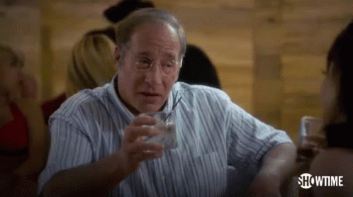 Andrew Dice Clay Cheers Drink With Woman GIF