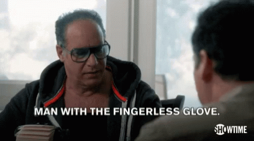 Andrew Dice Clay Fingerless Glove GIF