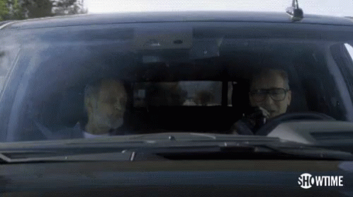 Andrew Dice Clay Smoking While Driving GIF