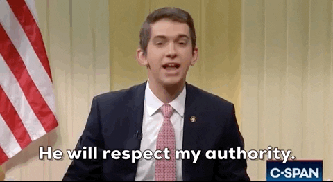 Andrew Dismukes Firm Respect My Authority GIF