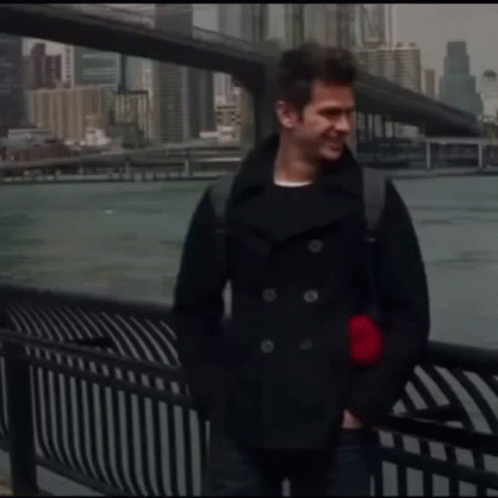 Andrew Garfield Spiderman Jumping On The Bridge8 Gif GIF