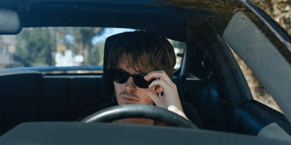 Andrew Garfield Sunglasses Down GIF