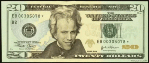 Andrew Jackson In 20 Dollar Bill GIF