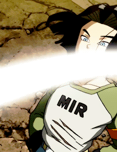 Android 17 Dragonball Z Fight GIF