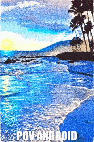 Android Phone Camera Beach GIF