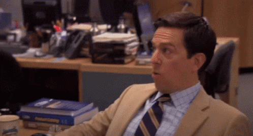 Andy Bernard Bhutan Joke GIF
