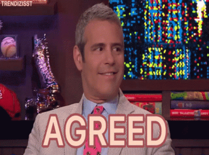 Andy Cohen Agreed GIF