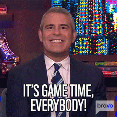 Andy Cohen Game Time GIF