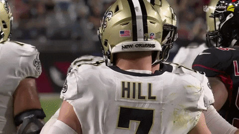 Andy Dalton Hugging Taysom Hill GIF