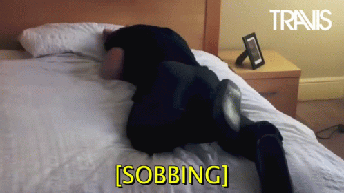 Andy Dunlop Travis Emotional Sobbing GIF