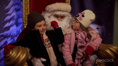 Andy Dwyer Dressed As Santa Claus GIF